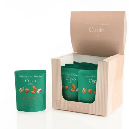 Pack of 10 -Salted Caramel Raspberry Cashew 50G – CupioSnacks