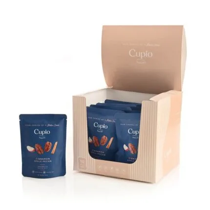 Pack of 10 -Salted Caramel Raspberry Cashew 50G – CupioSnacks