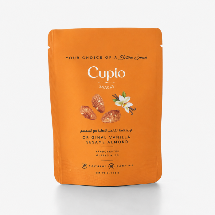 Pack of 10 – Original Vanilla Almond 50G – CupioSnacks